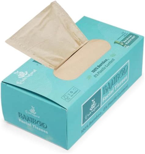 ASH Natural 2PLY Bamboo Tissue Paper Box Soft Facial Tissues, Tissue ...