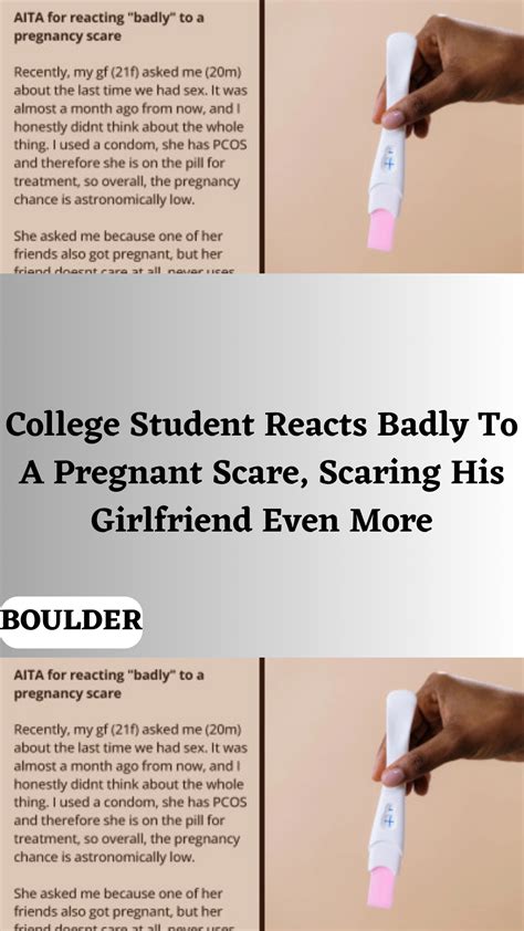 College student reacts badly to a pregnant scare scaring his girlfriend ...