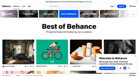 Behance-Adobe旗下设计师交流平台，著名设计社区-搜图网