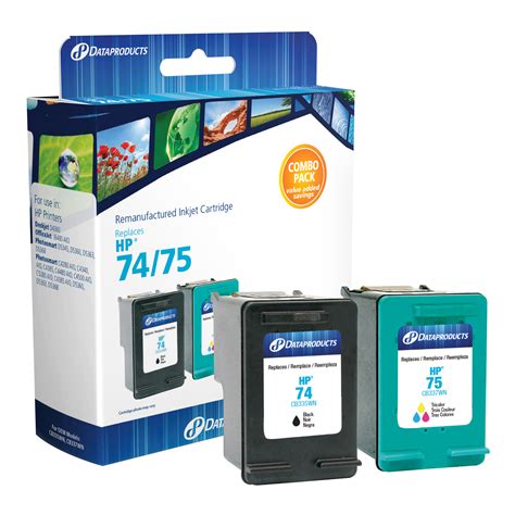 Dataproducts DPC7475 Remanufactured Inkjet Cartridge for HP 74 and 75 ...