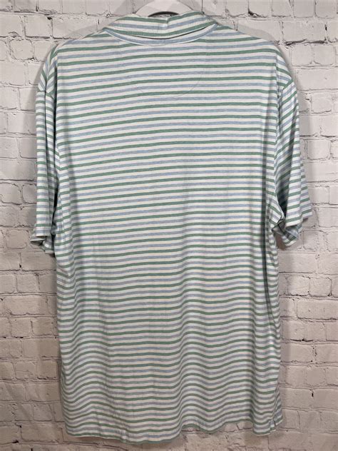Johnnie O Hanging Out Performance Stripe Patterned Go… - Gem