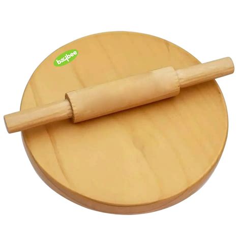 Baybee Wooden Roti Roller for Kids - Pretend Play Toys – Baybee India