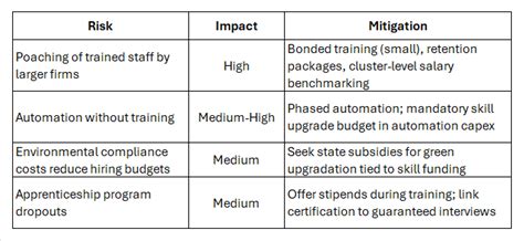 Indian foundries manpower shortage regional SWOT and solutions