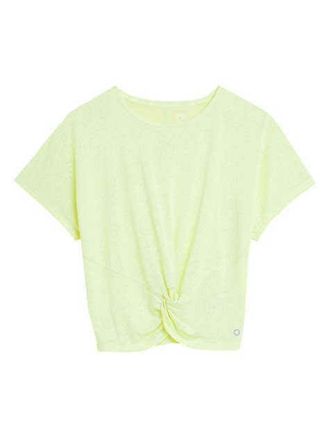 Buy Twist Front Cropped T-Shirt at Marks & Spencer