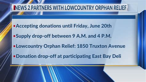 News 2 partners with Lowcountry Orphan Relief