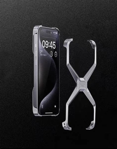 X Metal Bumper for iPhone 15 Pro (Grey) – Caseloon