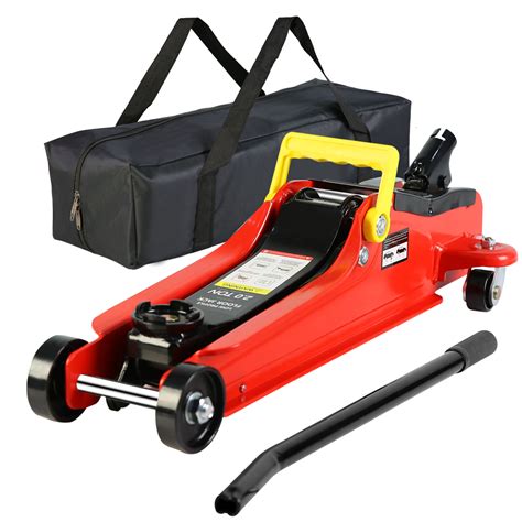 Floor Jack, 2 Ton Low Profile Floor Jack, Heav yDuty Steel Racing Floor ...