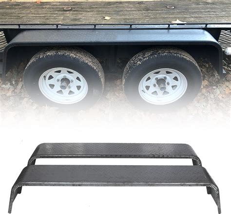 Buy ECOTRIC Steel 14 Gauge Diamond Tread Plate Tandem Axle Trailer ...
