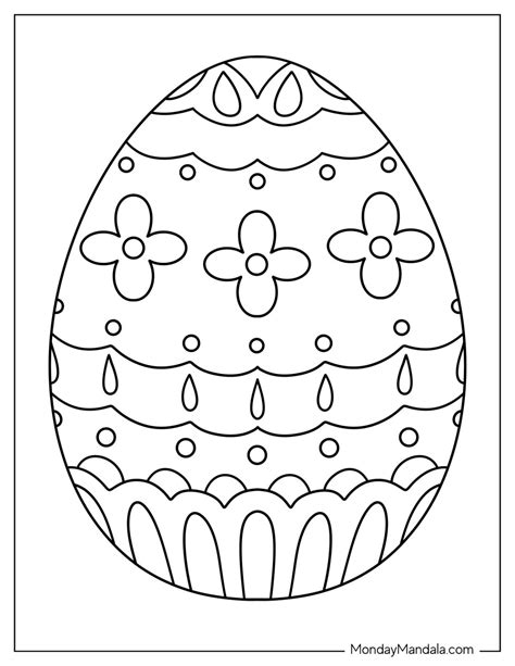 58 Easter Egg Templates (Free PDF Printables)