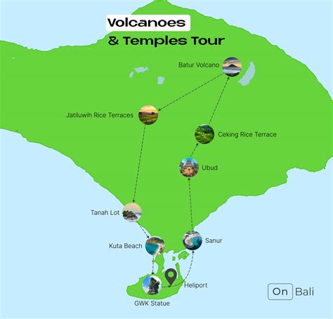 Map Of Bali Volcanoes