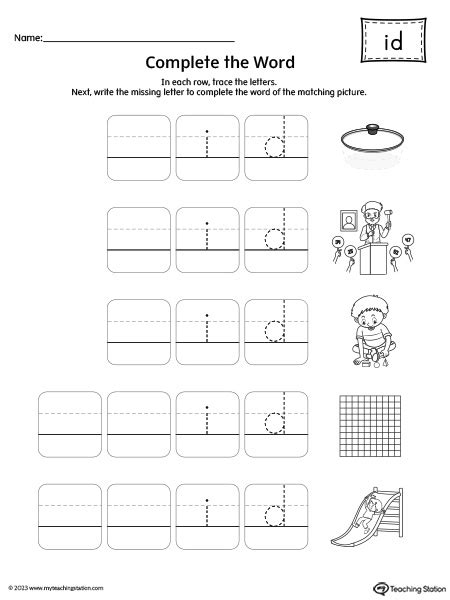 Image result for ID'd Activities Worksheet for Program
