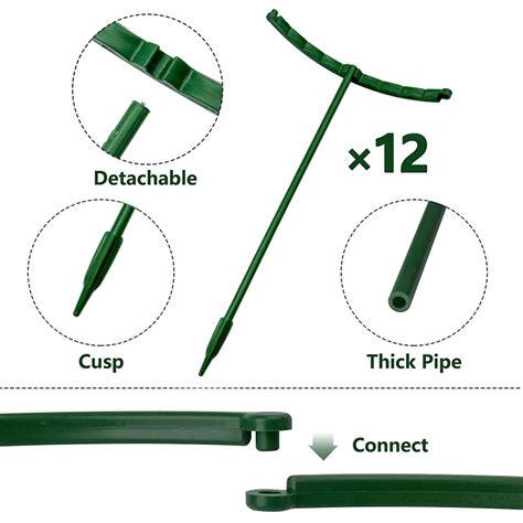 HASTHIP® Garden Plant Support Stake Connectable Sticks Creeper for Cli ...