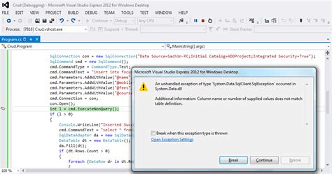 System.data.sqlclient.sqlexception Error Solution 的图像结果