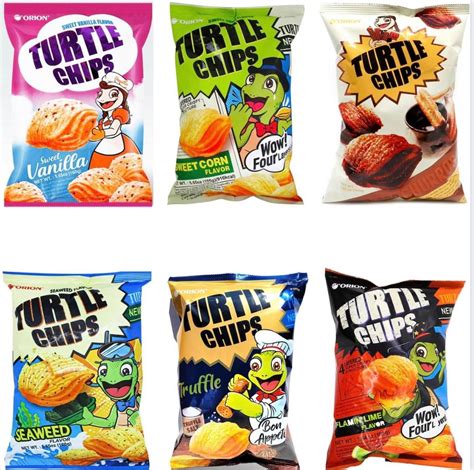 Turtle Chips Orion 7 Different Flavors Large Size Bag - Etsy