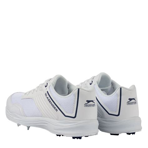 Slazenger | V Series Cricket Shoes | White/Navy | SportsDirect.com