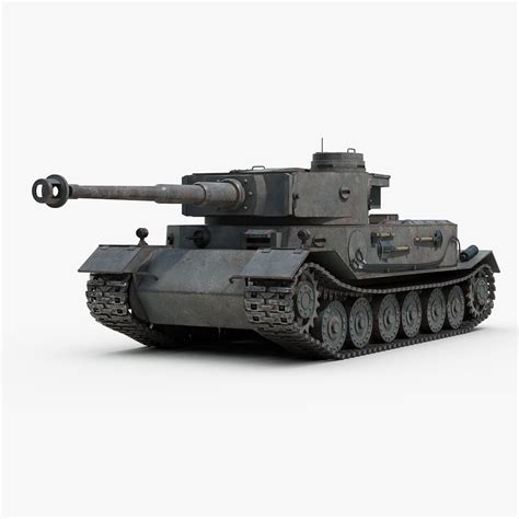 Tiger VK 4501 P 3D Model $179 - .3ds .fbx .max .obj - Free3D