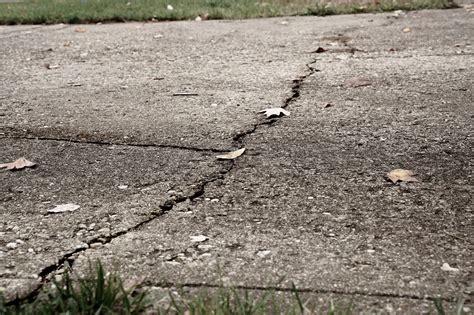 Cracked Driveway