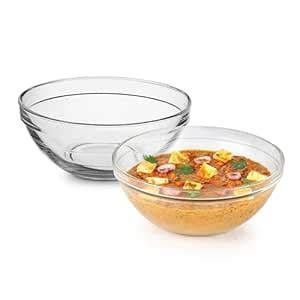 Cello Zenith Round Stack Serving & Mixing Bowl, Transparent | 2 X 500ml ...