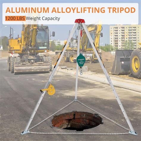 Towallmark Confined Space Tripod Kit with 1200 LBS Lifting India | Ubuy