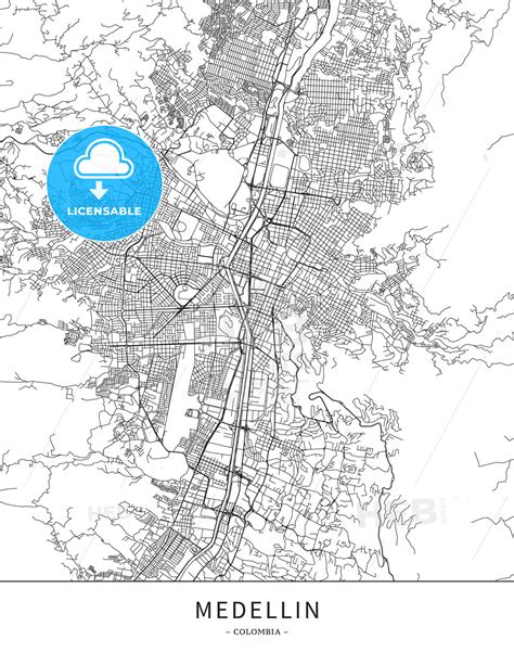 Medellin Colombia Map