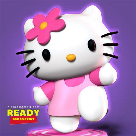 Archivo 3D Hello Kitty 👋・Objeto para impresora 3D para descargar・Cults