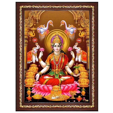 Pavan Photo Laminations Goddess Lakshmi Devi Dhana Vaibhav Laxmi Maa ...