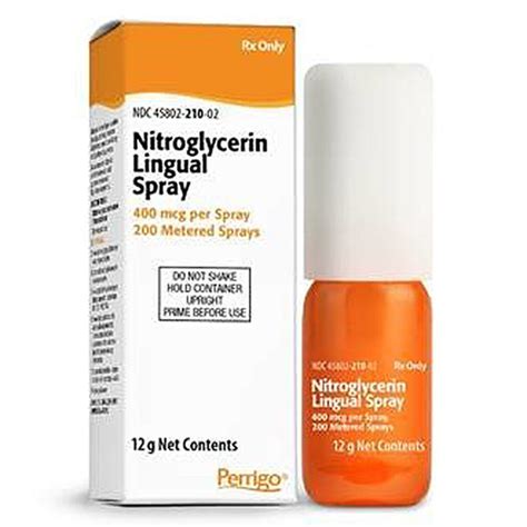 Nitroglycerin: Angina Relief Tablets, Sprays & Creams — Mountainside ...