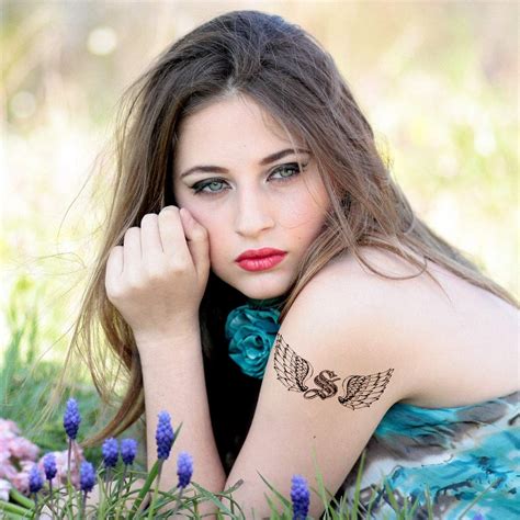 Voorkoms Temporary Tattoo Waterproof For Girls Men Women Beautiful ...