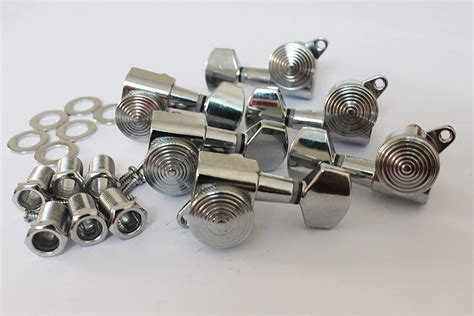 6R Chrome Locked String Guitar Tuning Pegs keys Tuners Machine Heads ...