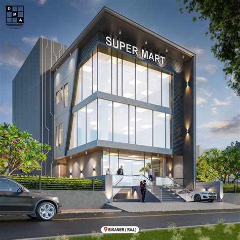 Commercial Building Elevation Design 的图像结果