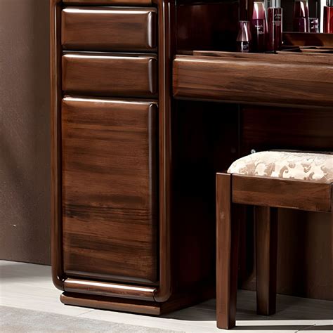 Traditions With 3 Drawers Bedroom Mirror Solid Wood Vanity Dressing ...
