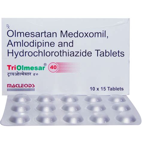 Triolmesar 40 Tablet 15's Price, Uses, Side Effects, Composition ...