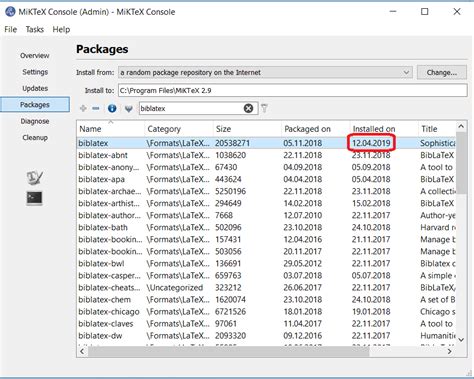 MiKTeX Console Install 的图像结果