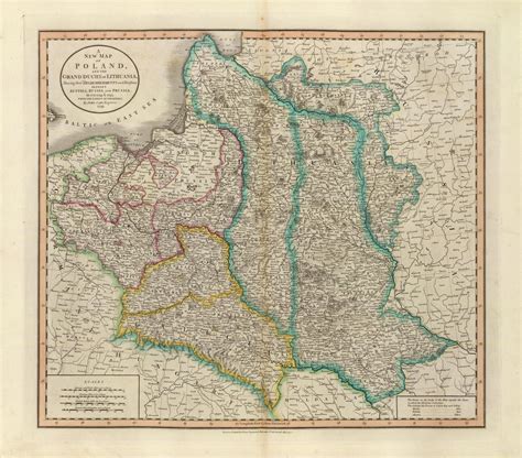 A New Map of Poland, and the Grand Duchy of Lithuania.., 1808 – Lithuanian Maps