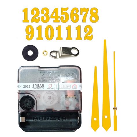 Buy YOPY® 12 Pcs Arabic Mirrored Acrylic Numerals for a Wall Clock ...