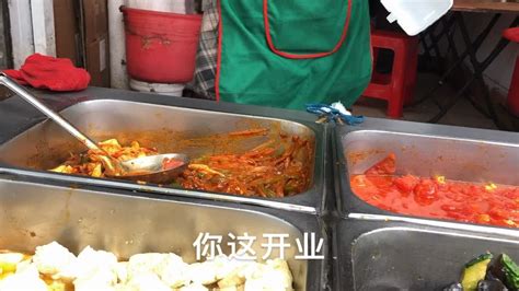 藏在邯郸市场里的，7元盒饭,10几个菜随便吃，太实惠了 - YouTube