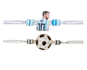 Kizzi Rakhis for Kids and Boys – Ronaldo & Football Rakhi Combo for ...