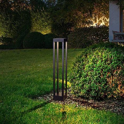 fandom-lights-garden-light-led-600mm-black-body-bollard-outdoor-garden ...