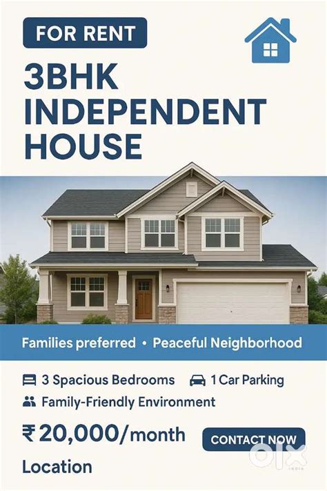 3bhk INDEPENDENT HOUSE FOR RENT VENNALA (FAMILIES) - For Rent: Houses ...