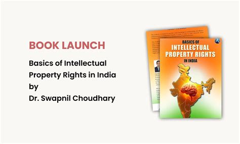 Book Launch: Basics of Intellectual Property Rights in India by Dr ...