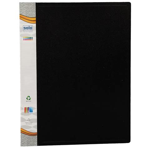 Solo Display File, Presentation Folder with Clear Document Sleeve ...