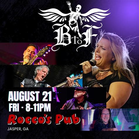 BTF @ Roccos Pub - Beauty from Ashes Tour 2026, Rocco's Pub, Jasper, 21 ...
