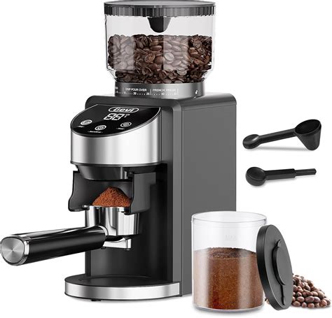 Amazon.com: Gevi Conical Burr Coffee Grinder, Adjustable Burr Mill with ...