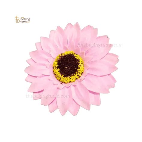 Pink Sunflower (Set of 10) | Flower Cake Topper | Artificial Flowers