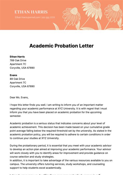 Academic Probation Meaning
