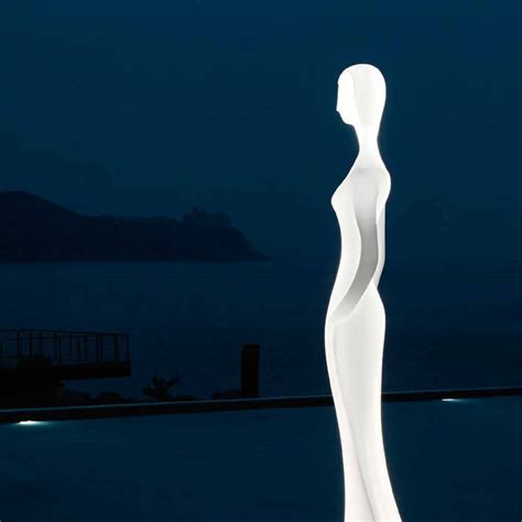 Luminous Statue Floor Lamp of Modern Design for Outdoor