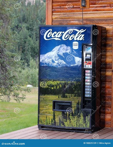 Coca Cola Vending Machine editorial stock image. Image of machine ...