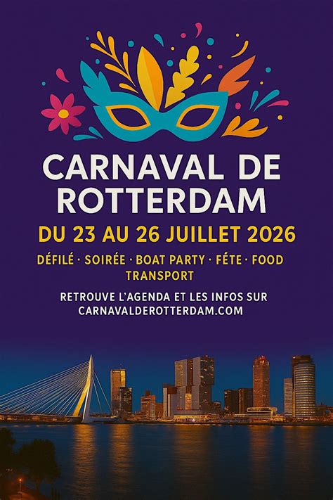 Carnaval de Rotterdam 2026, Rotterdam, 23 July to 26 July | AllEvents