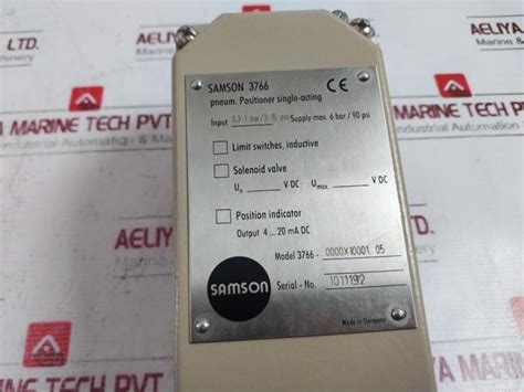 Samson 3766 Pneumatic Positioner Valve 4-20Ma Input 0.2-1 Bar – Aeliya ...