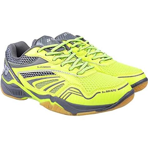 Yonex C-Ace Light Badminton Non Marking Shoes, Neon Lime/Gunmetal - 7 ...